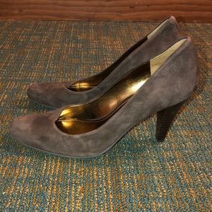 Enzo Angiolini Women’s Eaelaya Suede Heel Pumps/ Dark Brown/ Size: 7.5